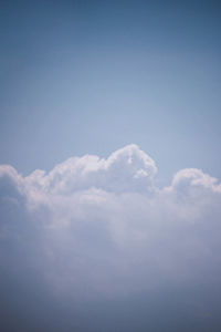 Low angle view of clouds in sky