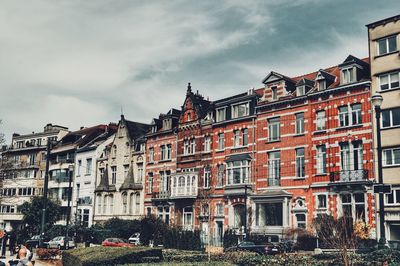 Buildings against sky in city