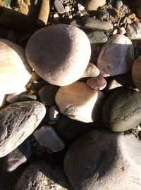 Close-up of pebbles