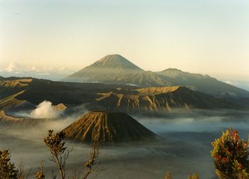 Scenic view of mountains