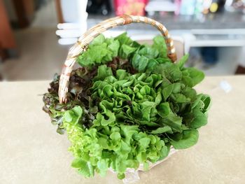 Close-up of vegetables on table