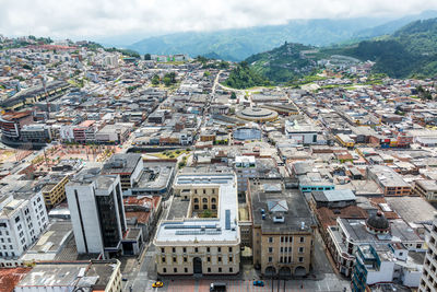 Aerial view of cityscape