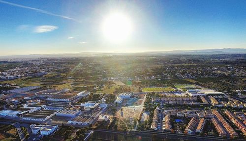 Aerial view of cityscape