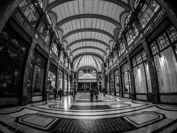 Turin street view in wide angle