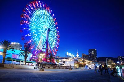 Ferris wheel at night