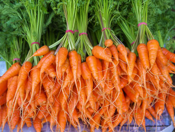 Close-up of vegetables for sale at market stall