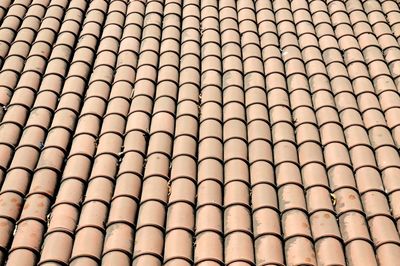 Full frame shot of roof tiles