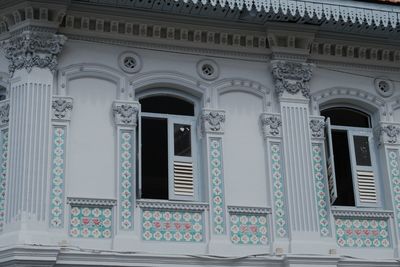 Low angle view of historical building