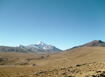 Chacaltaya mountain, cordillera real - bolivia