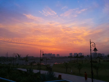 Sun shining through clouds