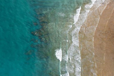 Aerial view of beach