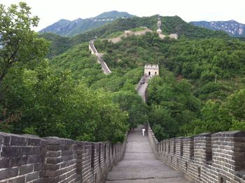 View of built structure with trees in background