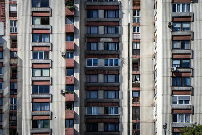 Full frame shot of residential building