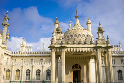 Low angle view of building against sky