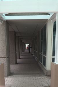 Corridor of building