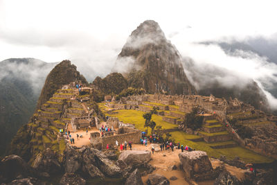 Dramatic machu picchu