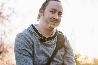 Portrait of smiling mid adult man