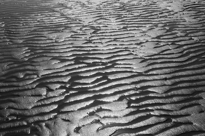 Full frame shot of sandy beach