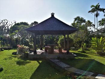 Gazebo in park