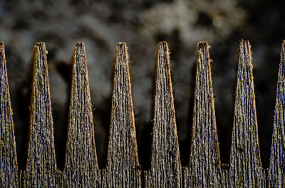 Full frame shot of rusty metallic structure