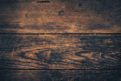 Full frame shot of wooden table