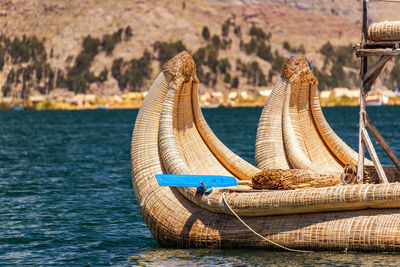 Boats in sea