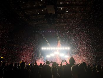 Crowd at music concert