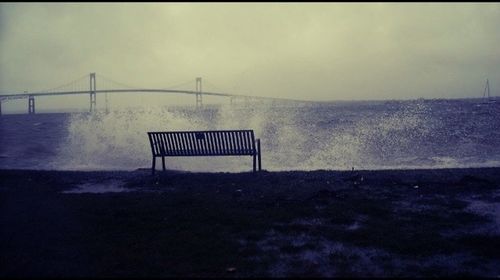 Pier on sea