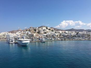 Town with buildings in background