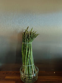 Close-up of glass on table