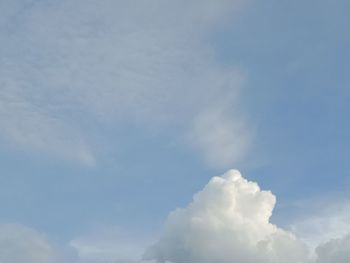 Low angle view of clouds in sky