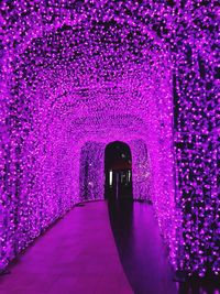 Road in tunnel