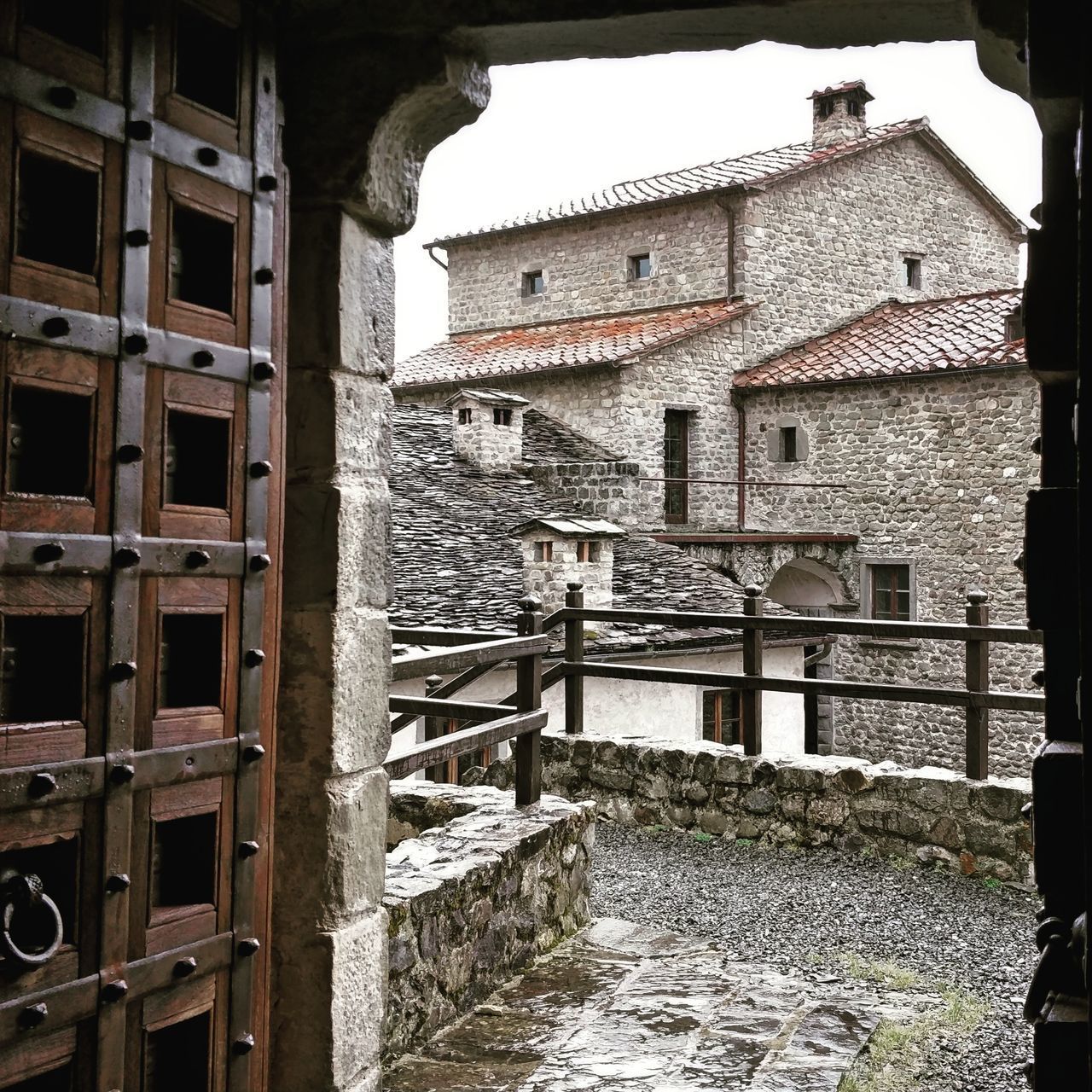 VIEW OF ABANDONED BUILDING