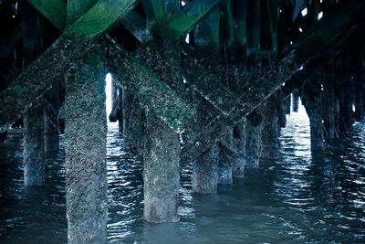 Low section of an old pier