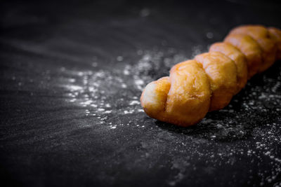 Close-up of bread on table