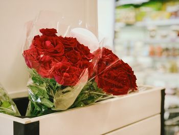 Close-up of rose bouquet