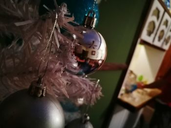 Close-up of christmas decoration