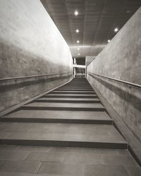 Empty corridor of building