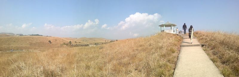 Panoramic view of landscape against sky