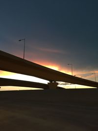 View of bridge over sea