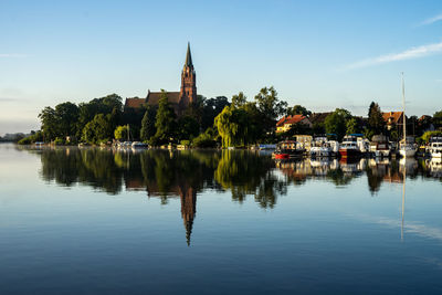 Panorama of röbel müritz