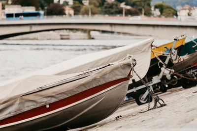 Boats in sea