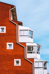 Low angle view of building against sky