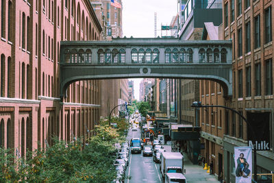 Street amidst buildings in city