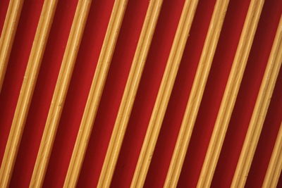 Full frame shot of red wall
