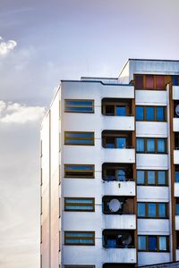 Low angle view of building against sky