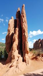 Rock formations in a desert