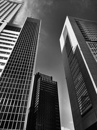 Low angle view of modern office building