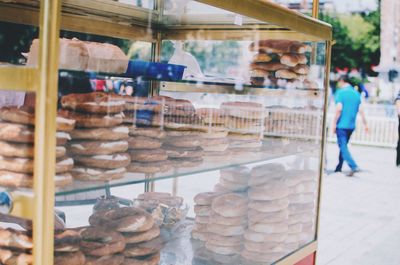 Full frame shot of food for sale at store