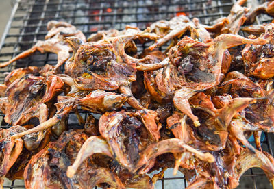 Close-up of meat for sale at market